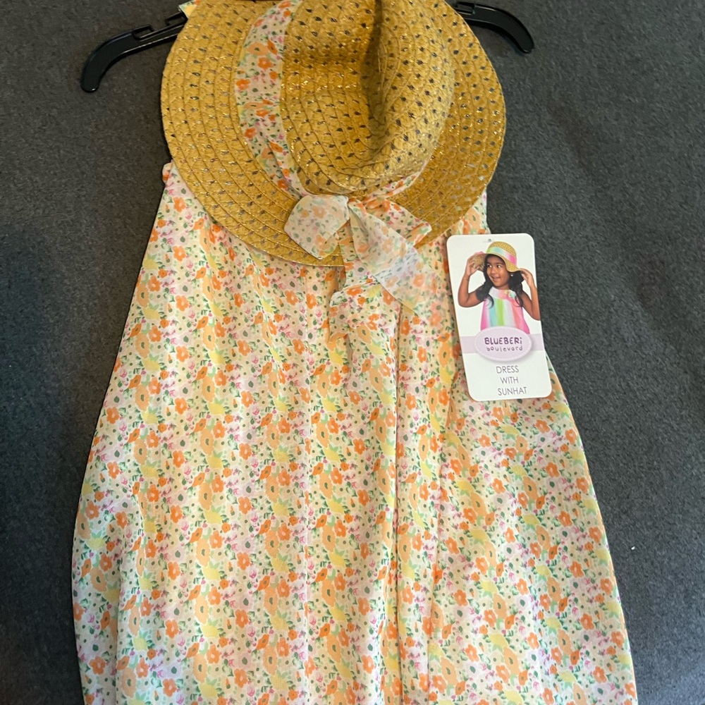 Yellow Sundress with hat